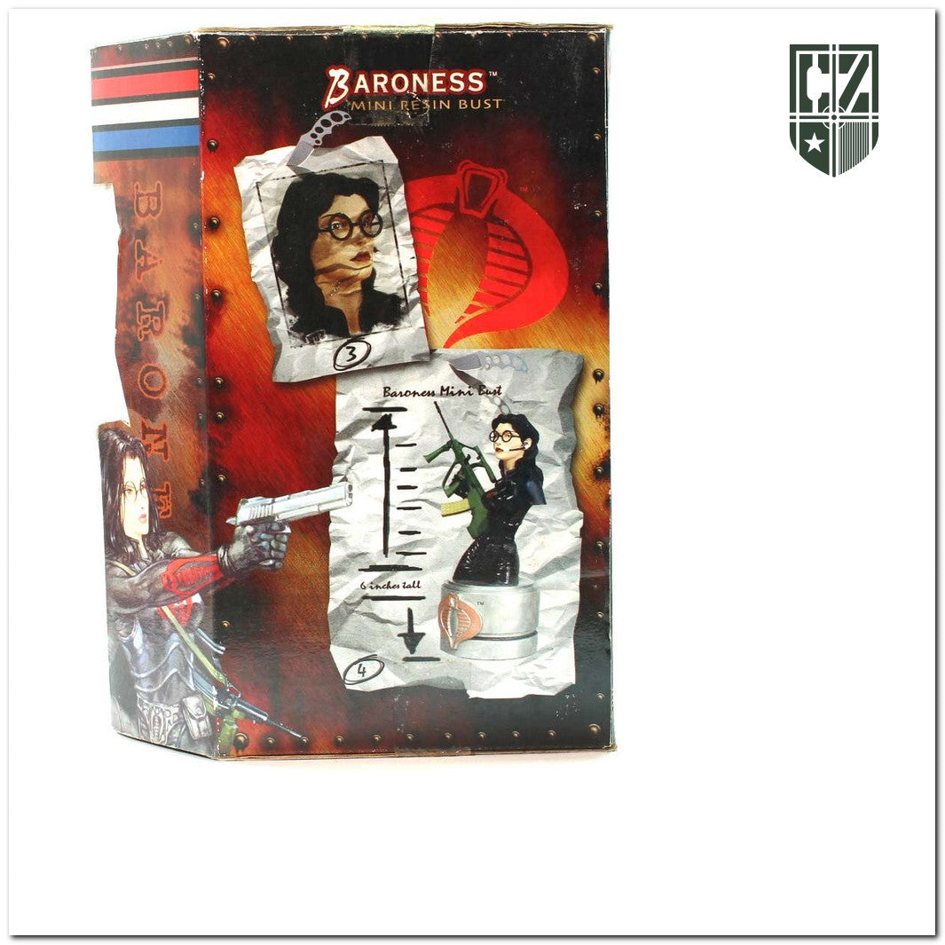 GI JOE 2003 Baronesa Mini Bust Palisades