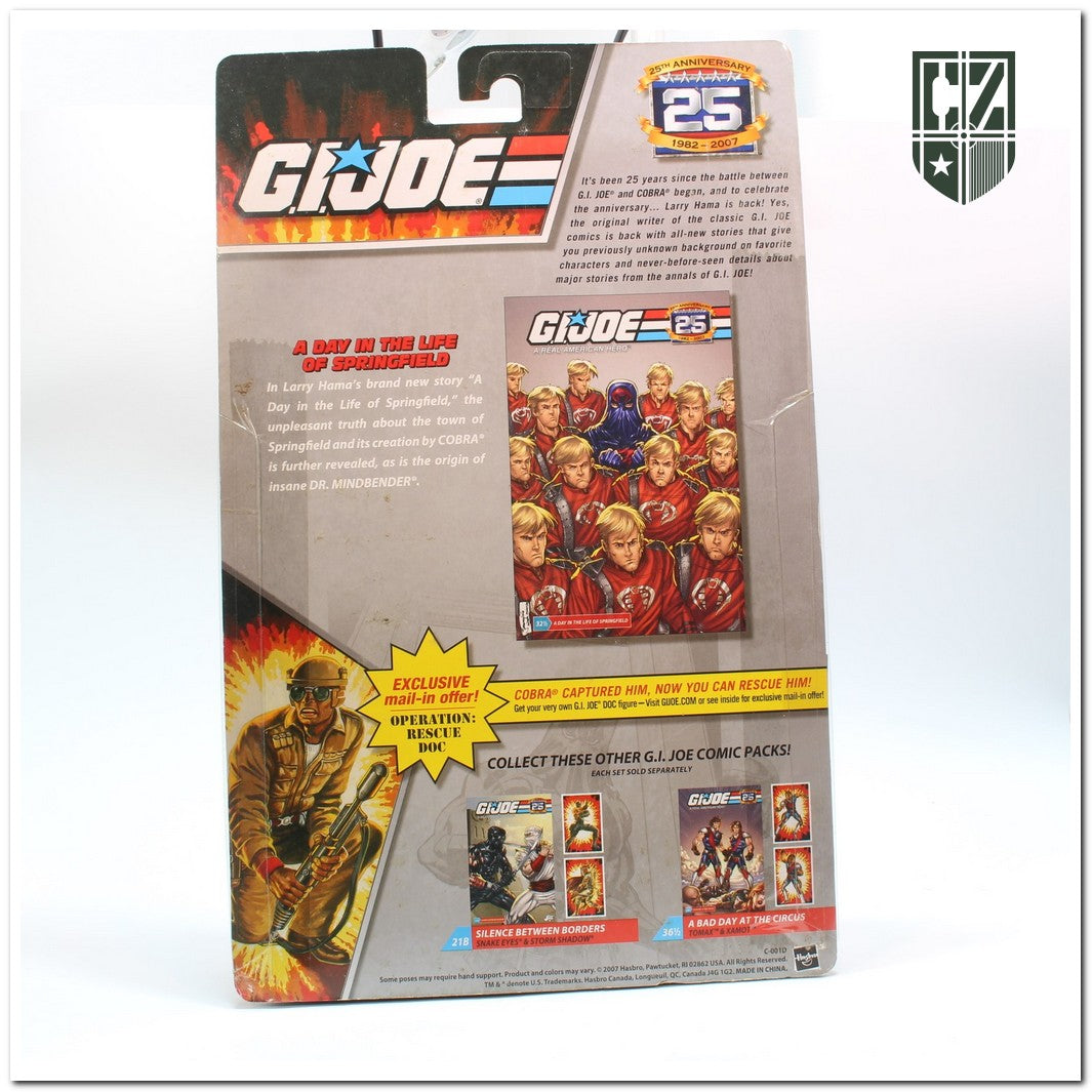 GI JOE 2008 Comic Two Pack Crimson Guard e Cobra Officer Comandos Em Ação Cobra
