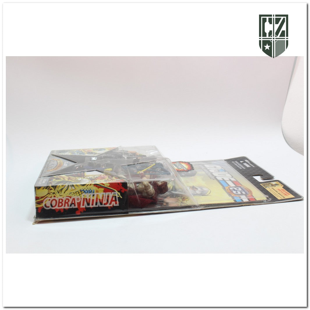 GI JOE 2008 Comic Two Pack - Snake Eyes e Storm Shadow Comandos Em Ação Cobra