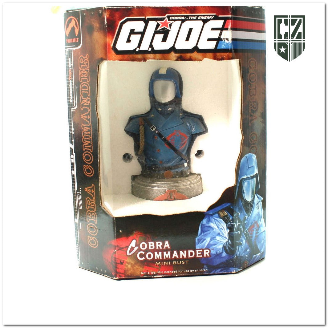 GI JOE 2003 Cobra Commander Mini Bust Palisades