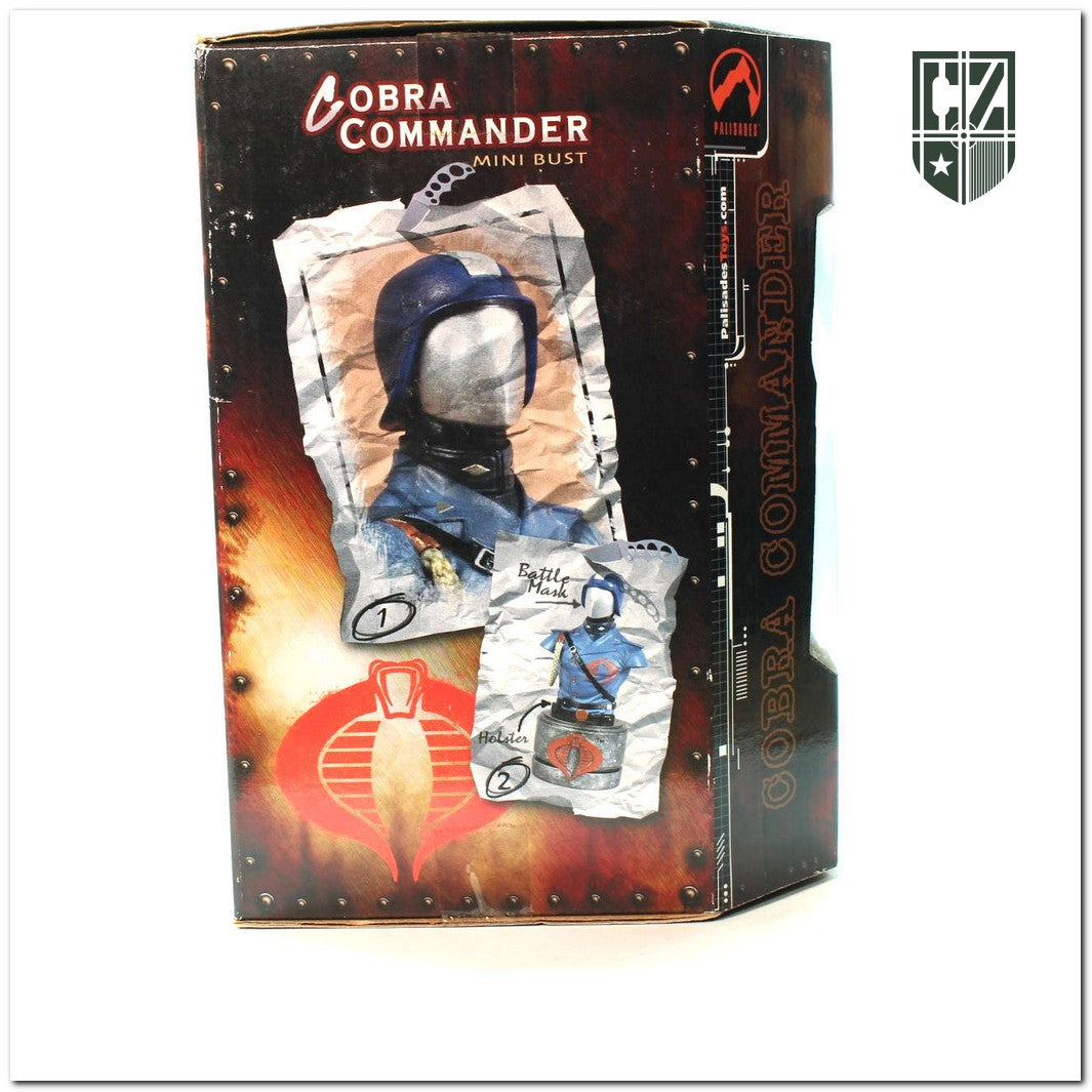 GI JOE 2003 Cobra Commander Mini Bust Palisades