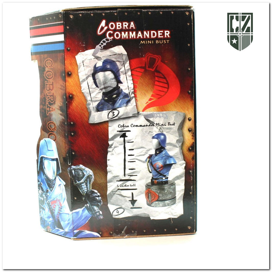 GI JOE 2003 Cobra Commander Mini Bust Palisades