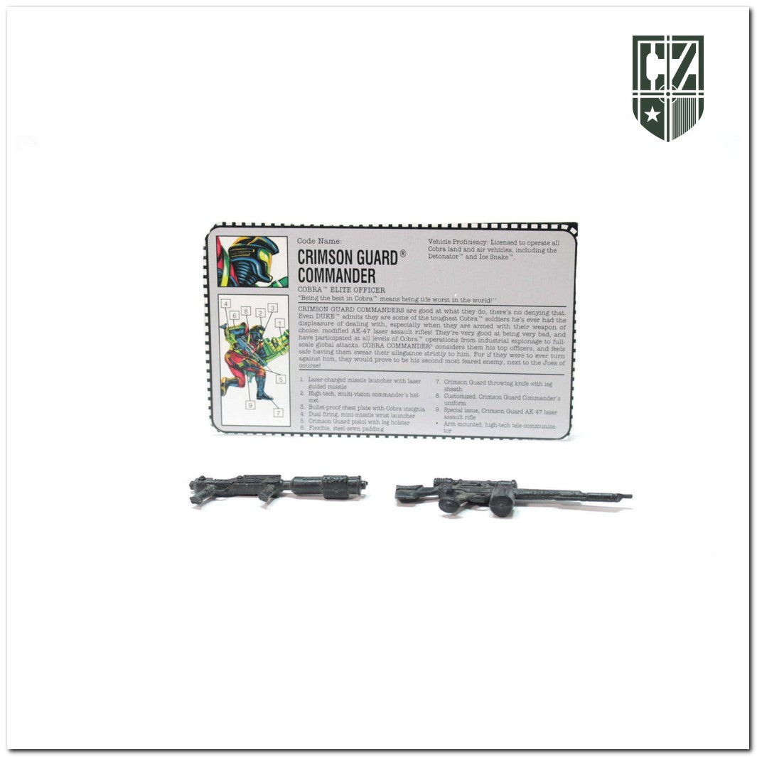 GI JOE Crimson Guard Commander V1 1993 Comandos Em Ação Cobra
