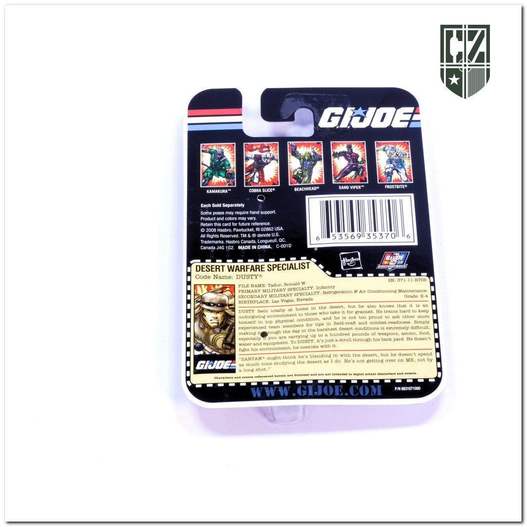 GI JOE 2008 Dusty V10 Comandos Em Ação Cobra