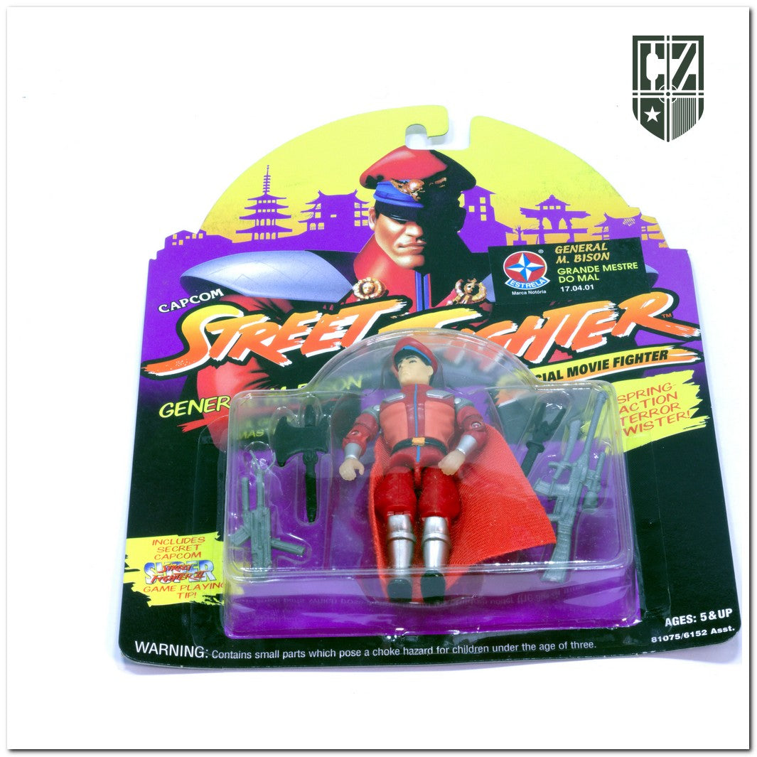 GI JOE Street Fighter 1995 General M. Bison Comandos Em Ação Cobra