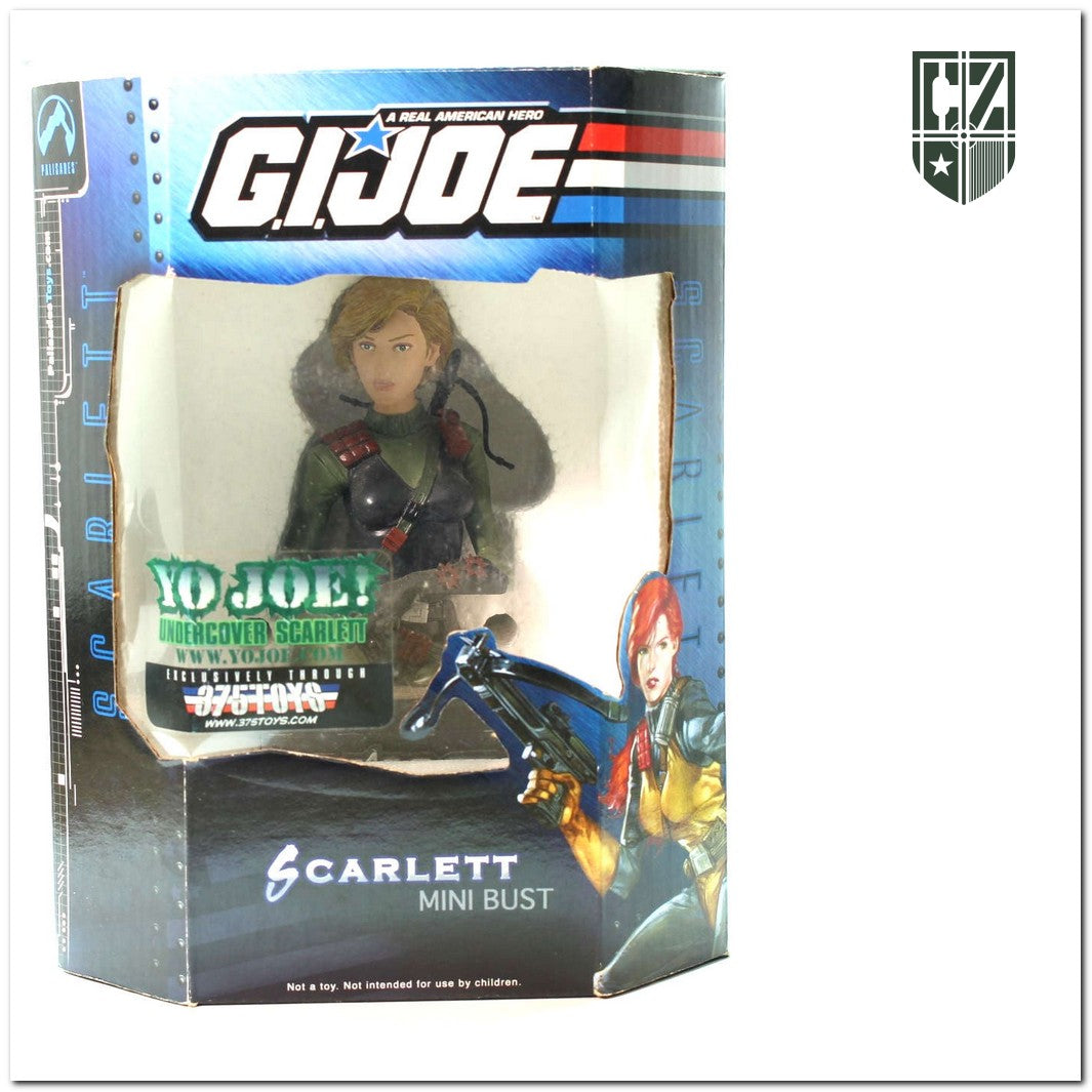 GI JOE 2003 Scarlett Undercover Mini Bust Palisades