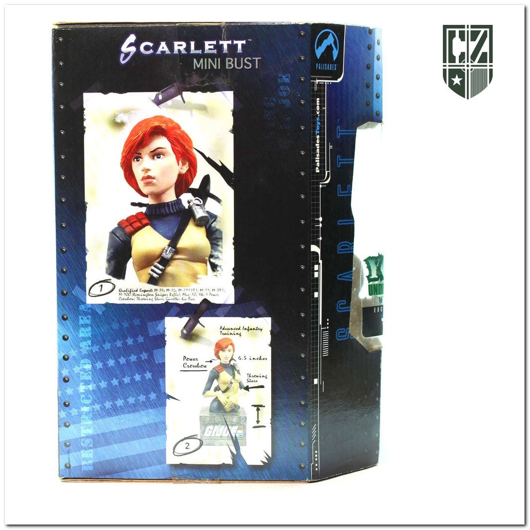GI JOE 2003 Scarlett Undercover Mini Bust Palisades