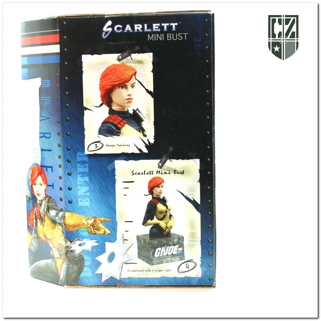 GI JOE 2003 Scarlett Undercover Mini Bust Palisades