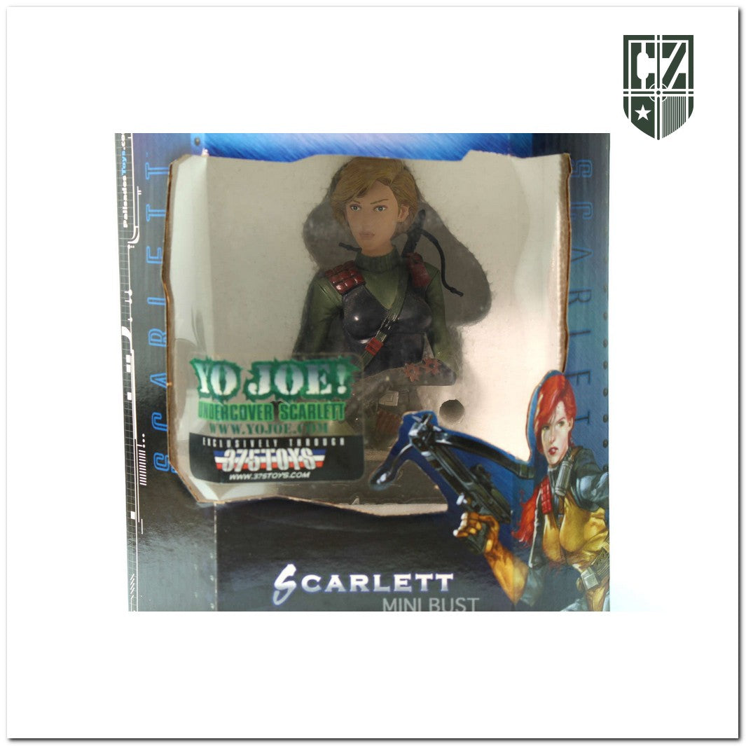 GI JOE 2003 Scarlett Undercover Mini Bust Palisades
