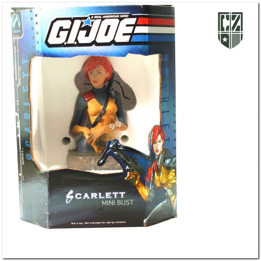 GI JOE 2003 Scarlet Mini Bust Palisades 
