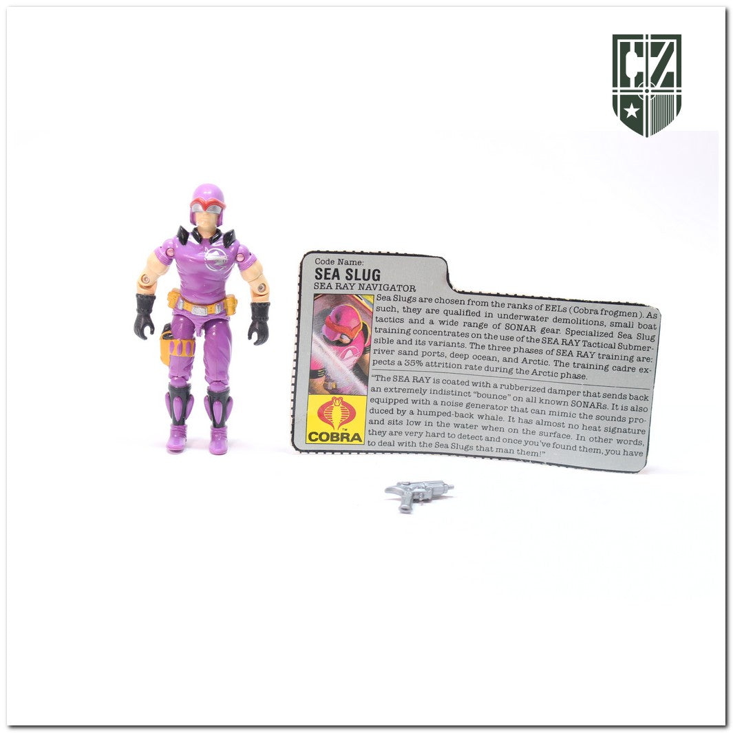 GI JOE Sea Slug V1 1987 Comandos Em Ação Cobra