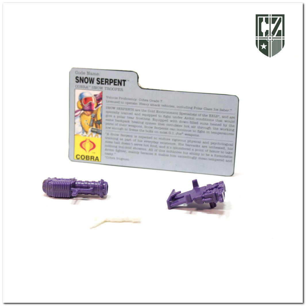 GI JOE Snow Serpent V2 1991 Comandos Em Ação Cobra