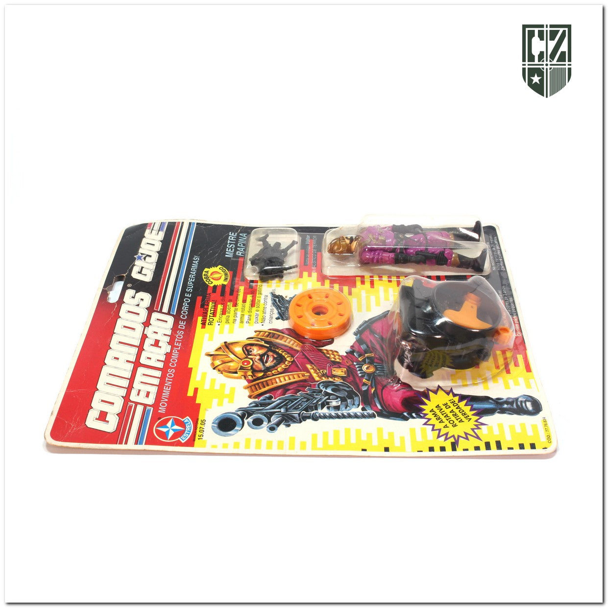 GI JOE 1993 Mestre Rapina - Estrela Comandos Em Ação Cobra