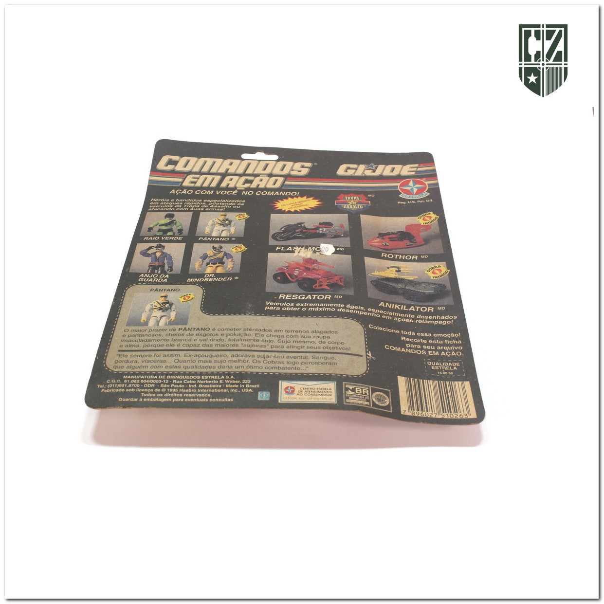 GI JOE 1995 Pântano Estrela Comandos Em Ação Cobra