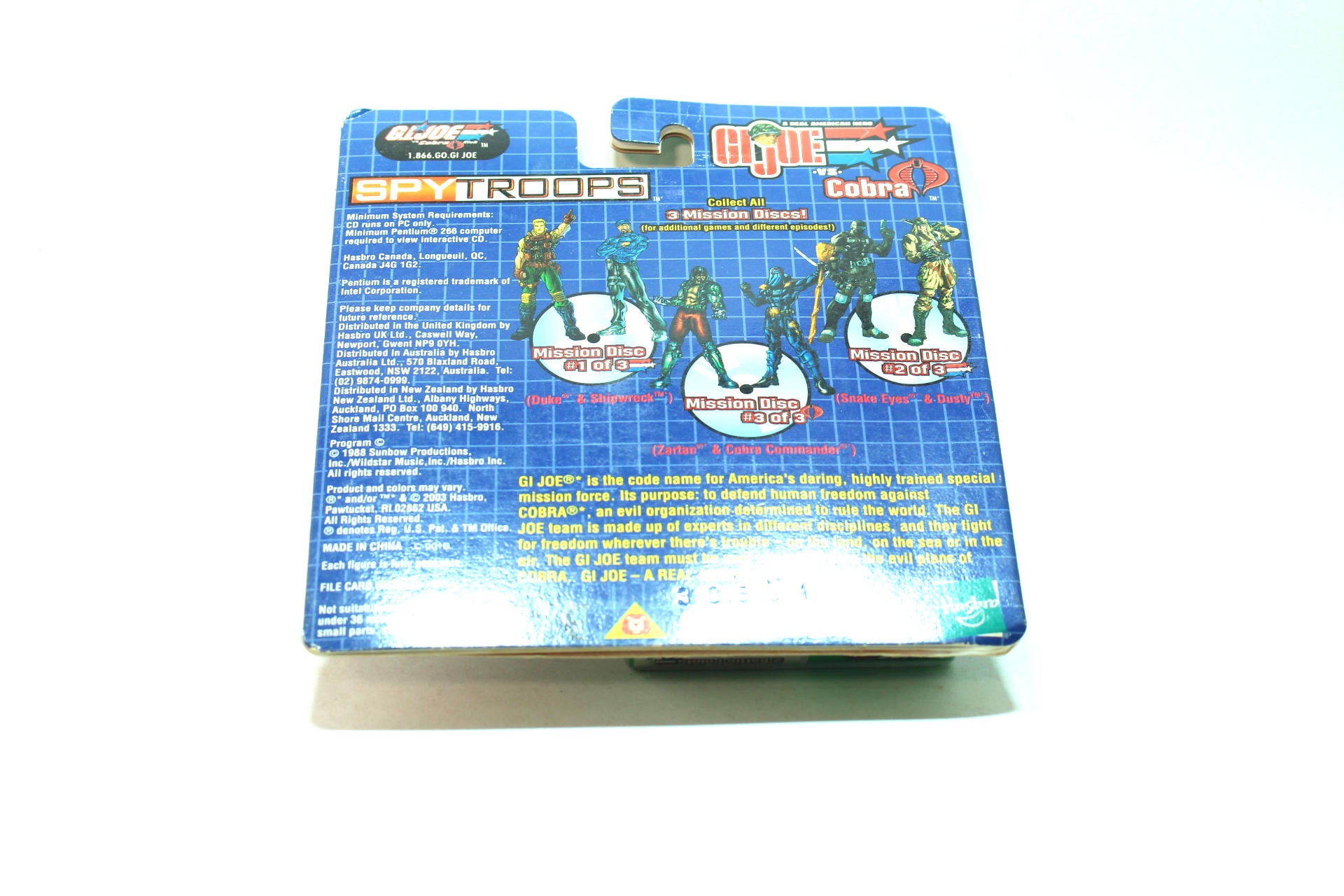 GI JOE - Spy Troops - Snake Eyes - Mission Disc 2