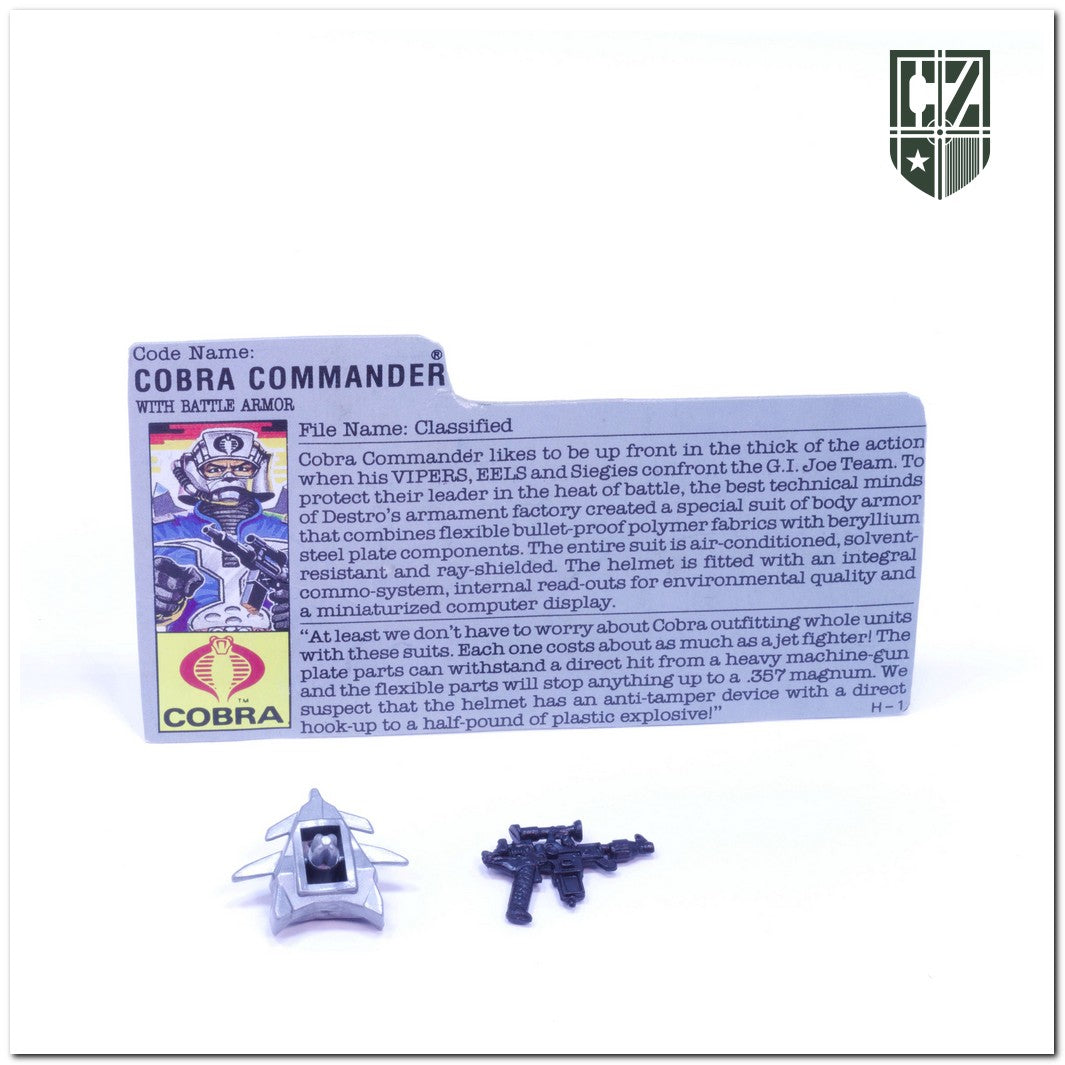 GI JOE Cobra Commander V3 1987 Comandos Em Ação Cobra