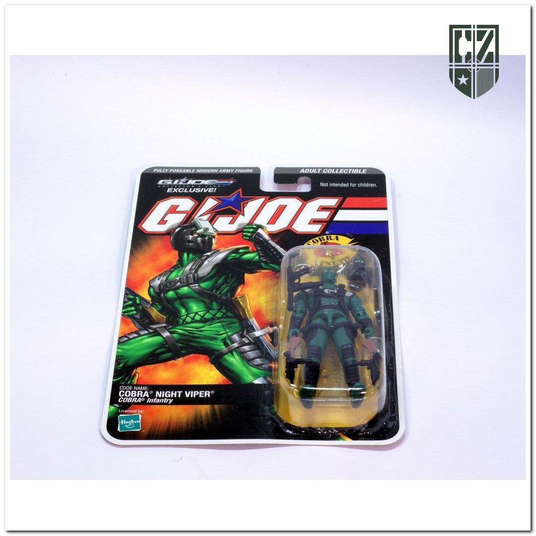 GI JOE Cobra Night Viper V3 2008 Comandos Em Ação Cobra