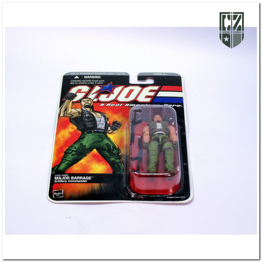 GI JOE Major Barrage V1 2005 Comandos Em Ação Cobra