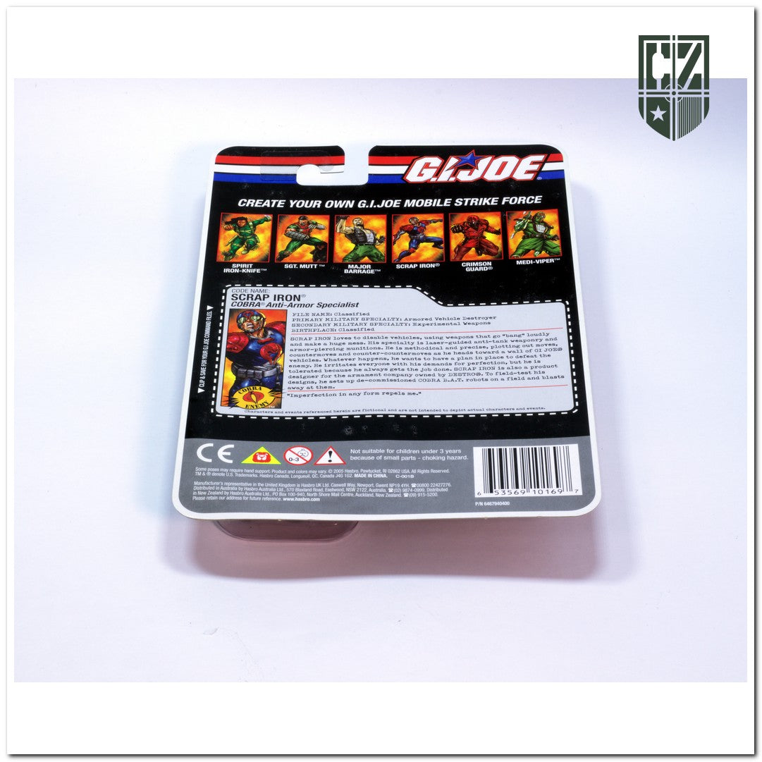 GI JOE Scrap Iron V4 2005 Comandos Em Ação Cobra