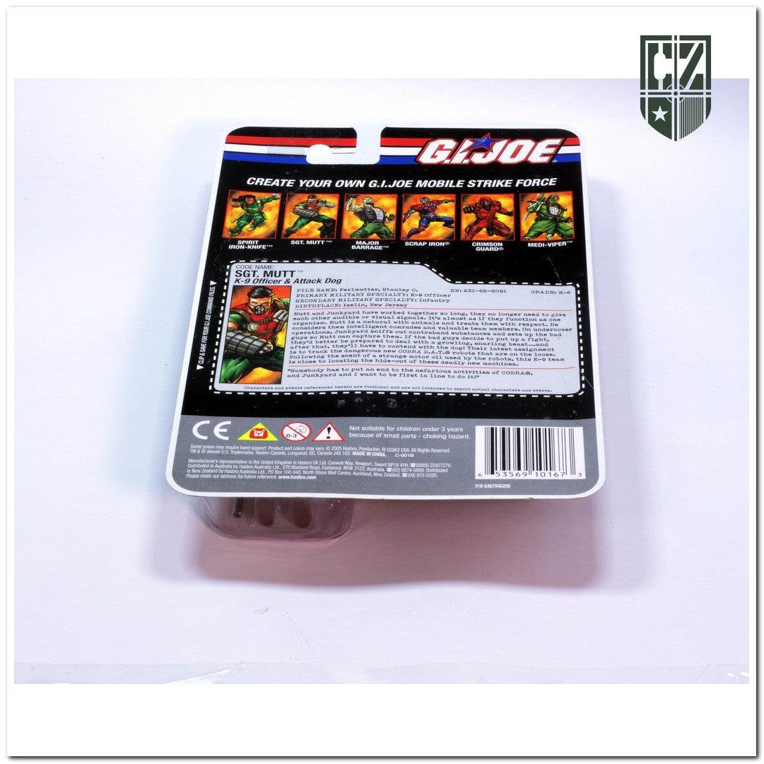 GI JOE Sgt Mutt V1 2005 Comandos Em Ação Cobra